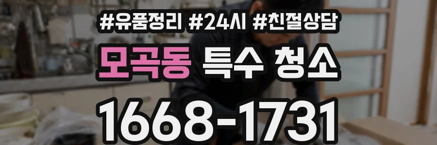 모곡동 특수 청소