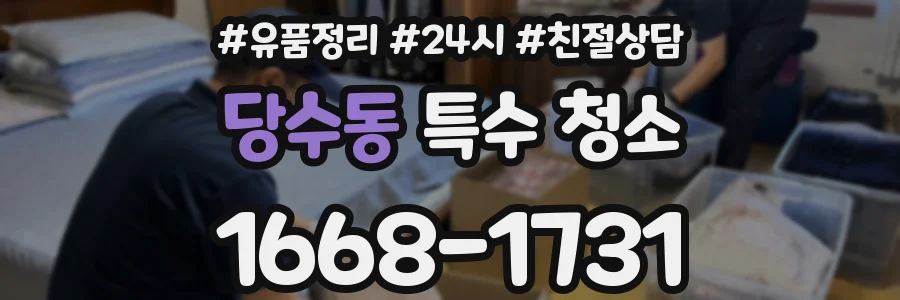 당수동 특수 청소