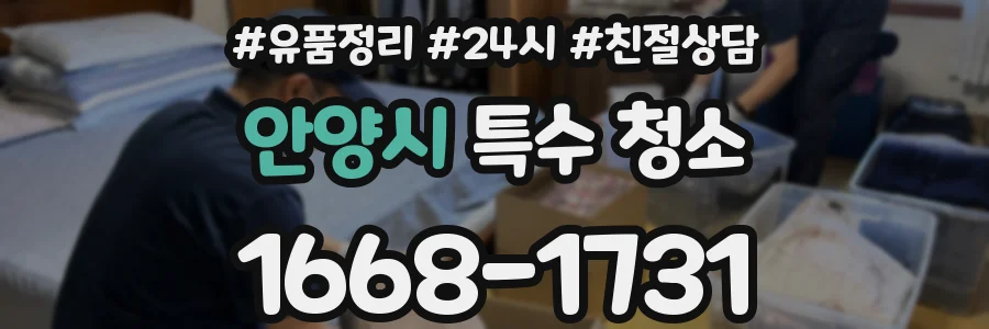 안양시 특수 청소