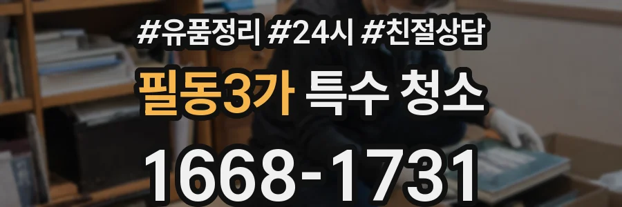 필동3가 특수 청소
