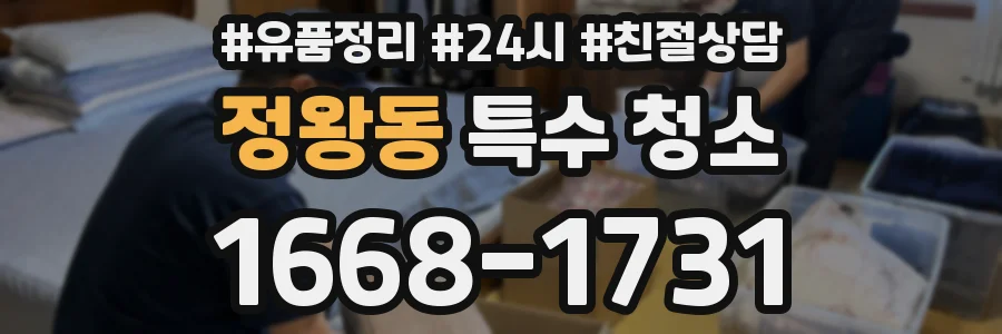 정왕동 특수 청소