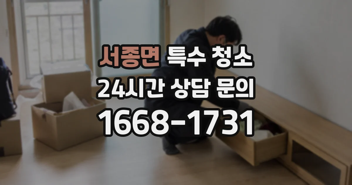 서종면 특수 청소