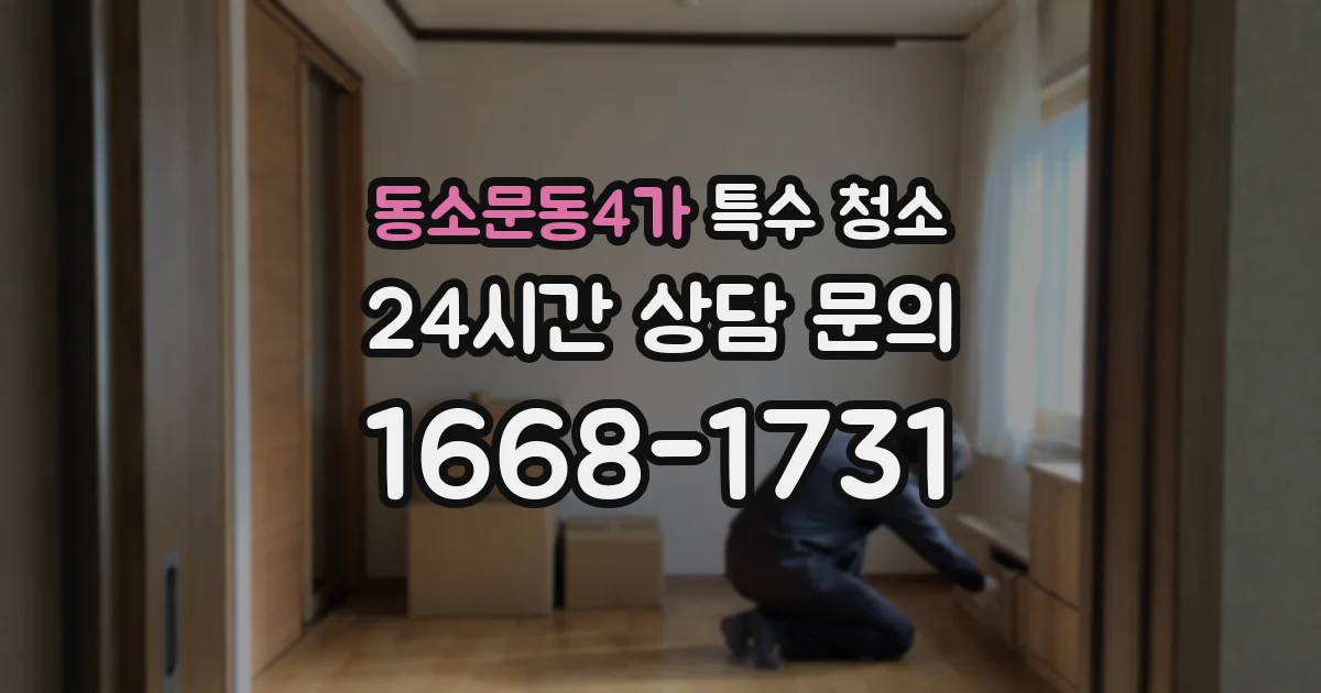동소문동4가 특수 청소