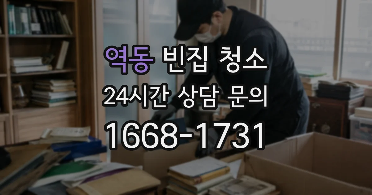 역동 빈집 청소