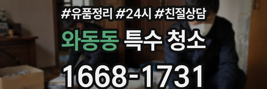 와동동 특수 청소