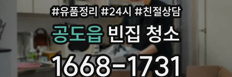 공도읍 빈집 청소