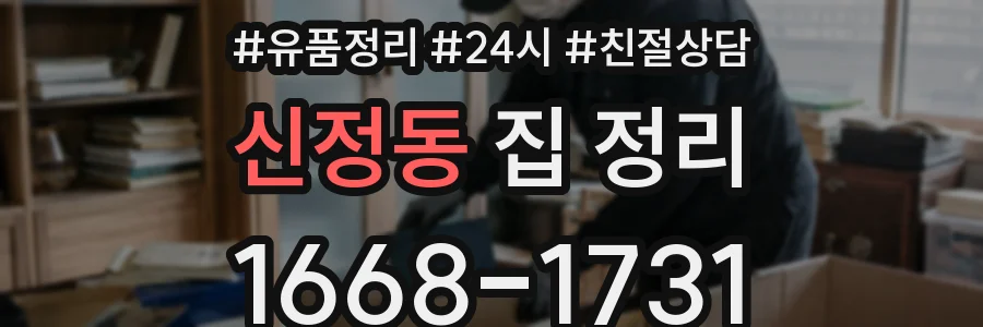 신정동 집 정리