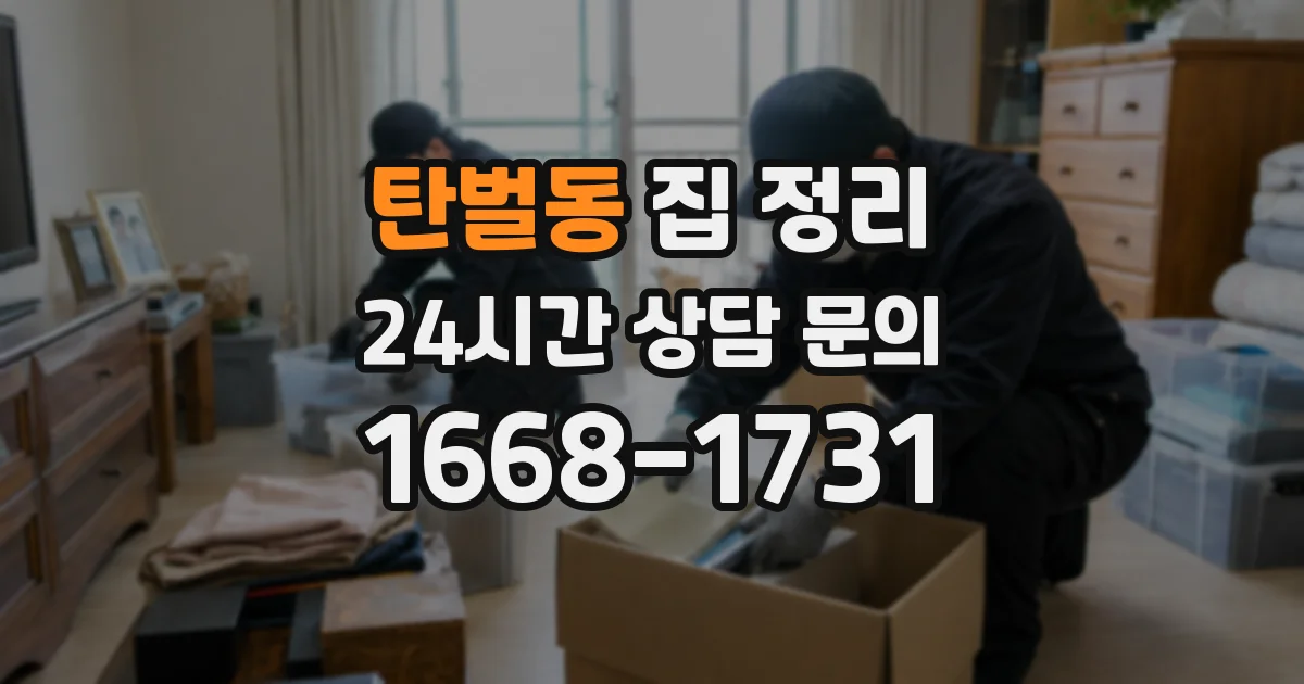 탄벌동 집 정리