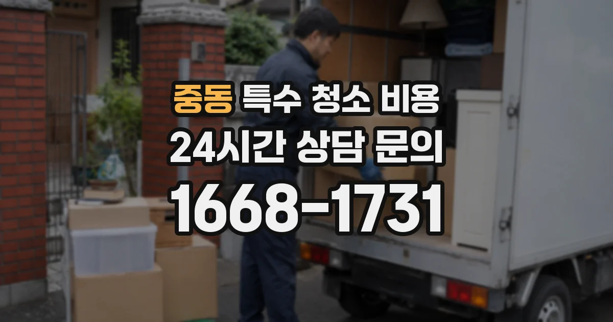 중동 특수 청소 비용