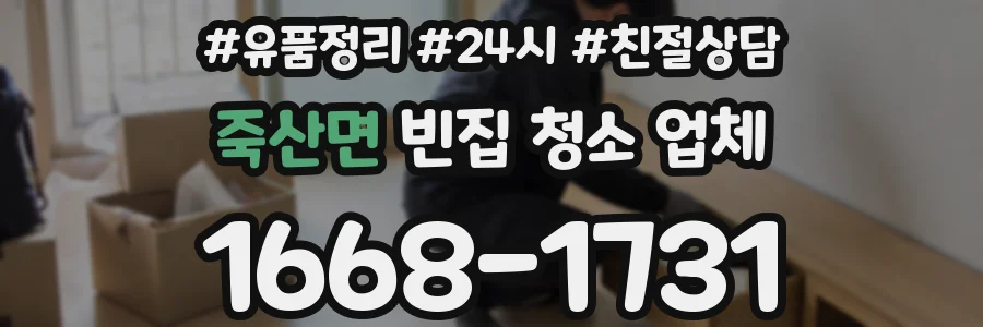 죽산면 빈집 청소 업체