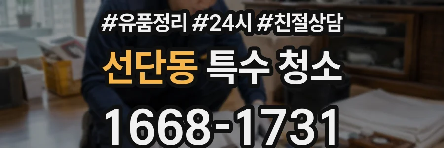 선단동 특수 청소