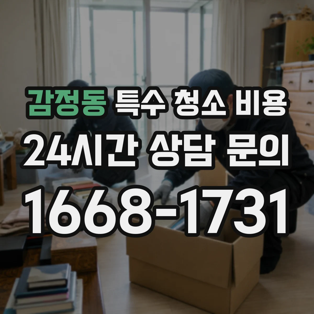 감정동 특수 청소 비용