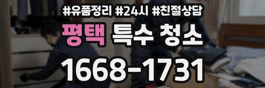 평택 특수 청소