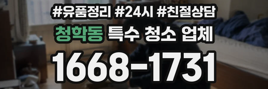 청학동 특수 청소 업체