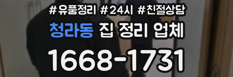 청라동 집 정리 업체