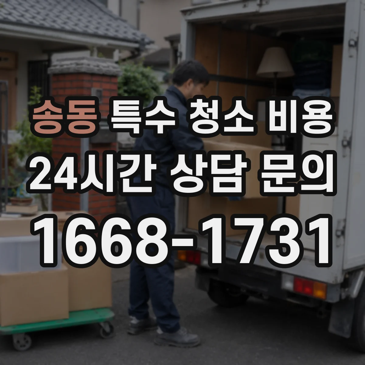 송동 특수 청소 비용
