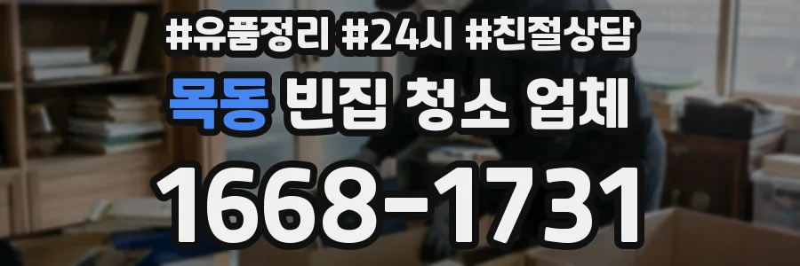 목동 빈집 청소 업체