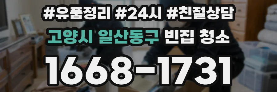 고양시 일산동구 빈집 청소