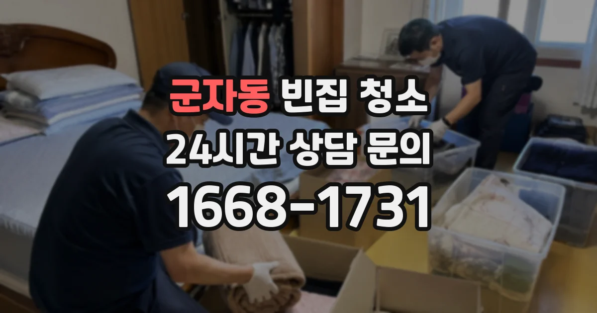 군자동 빈집 청소