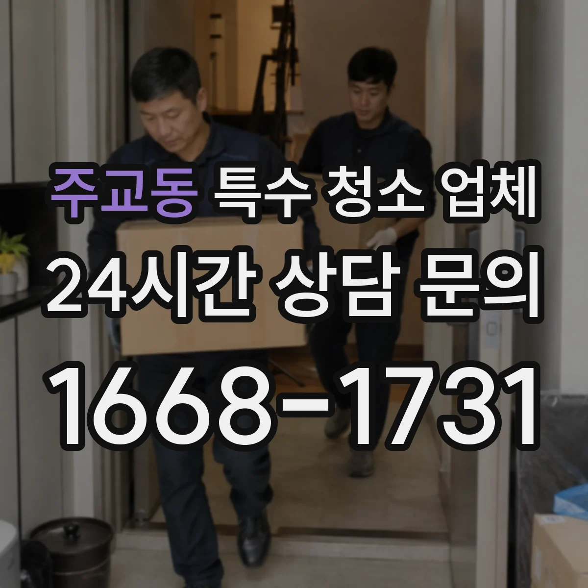 주교동 특수 청소 업체