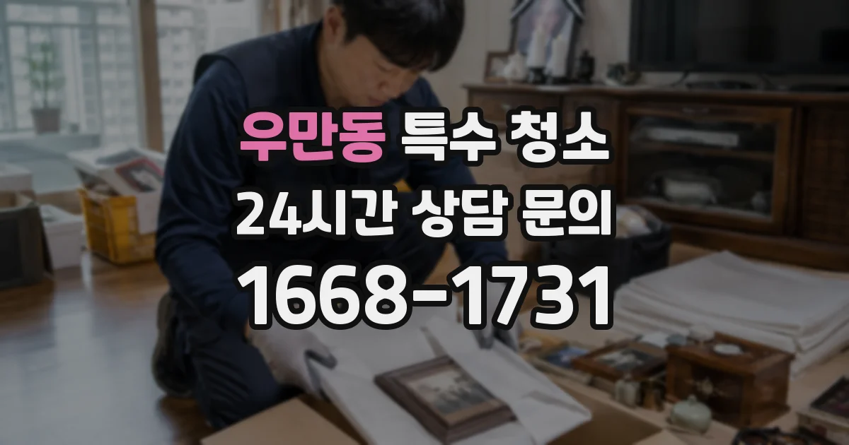 우만동 특수 청소
