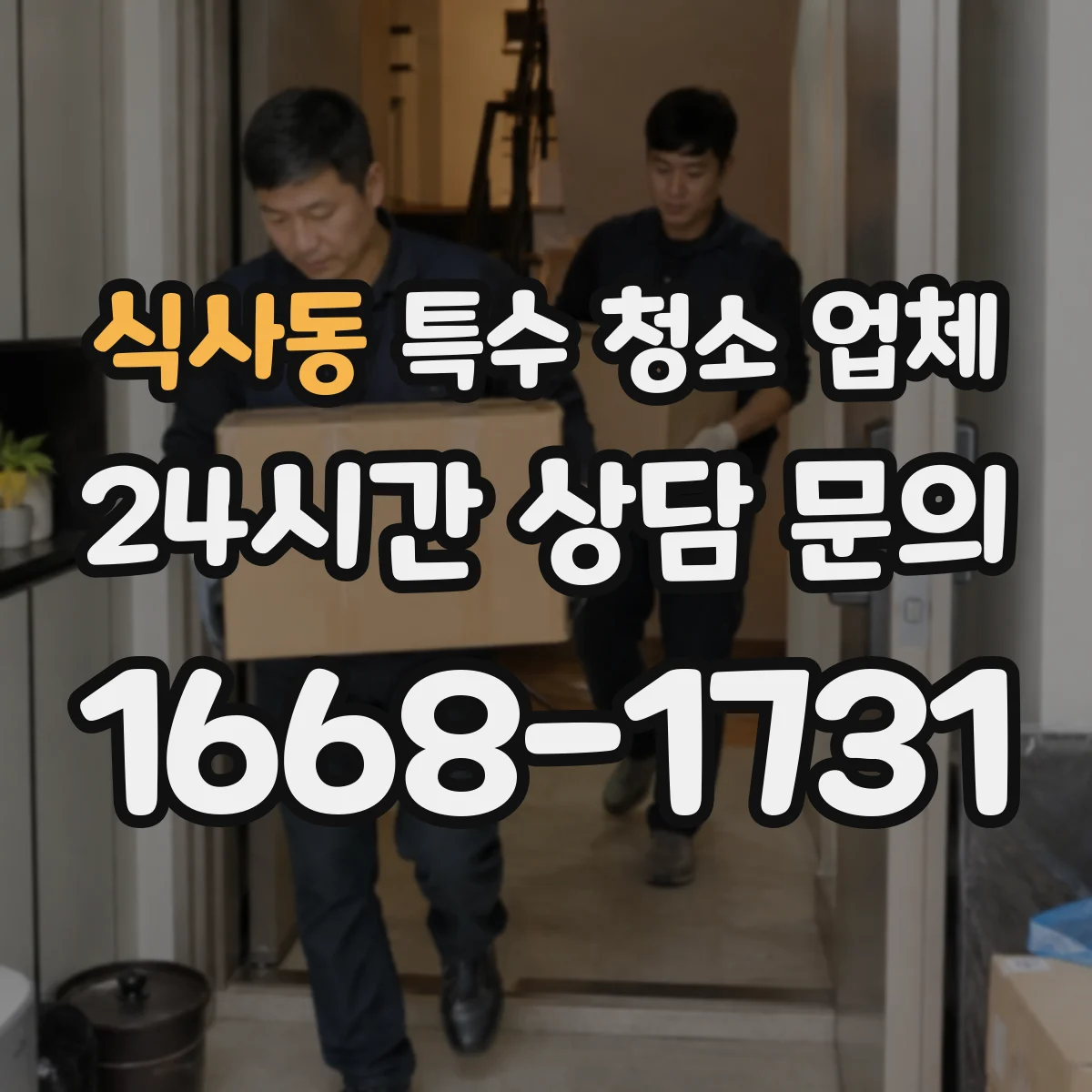 식사동 특수 청소 업체