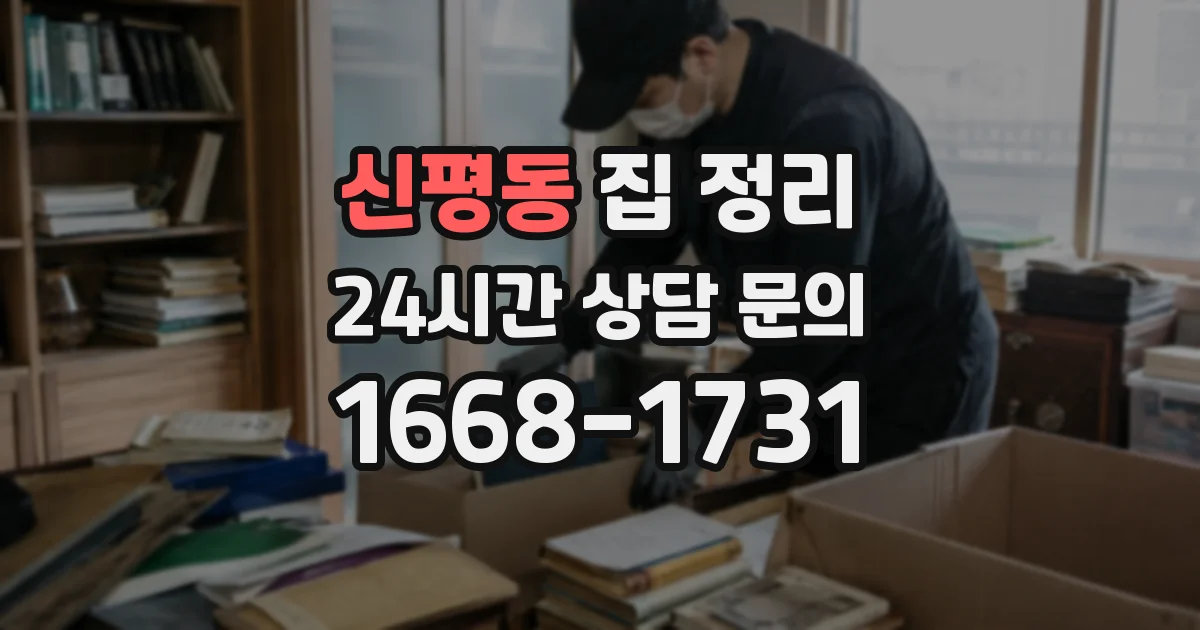 신평동 집 정리