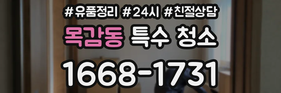 목감동 특수 청소