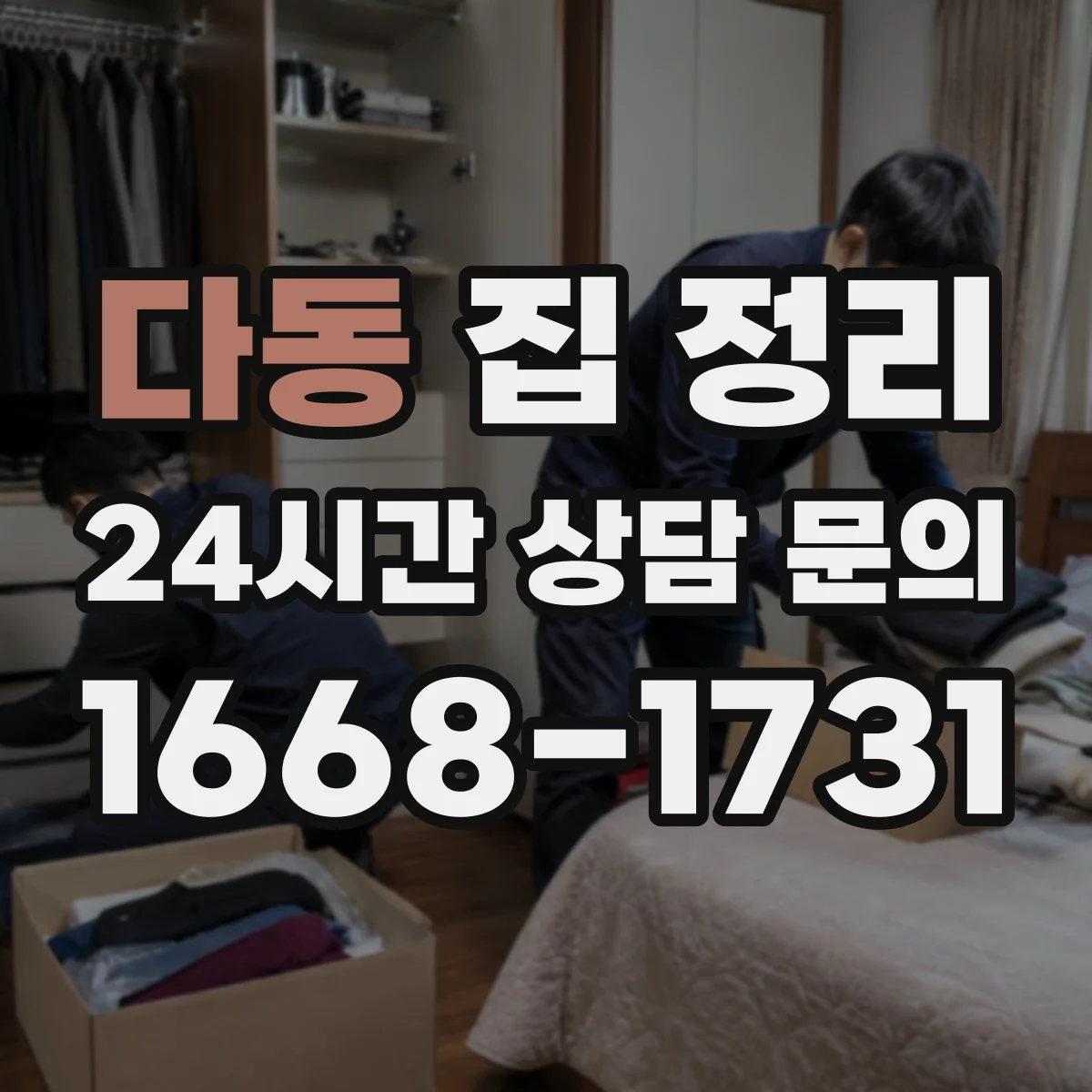 다동 집 정리
