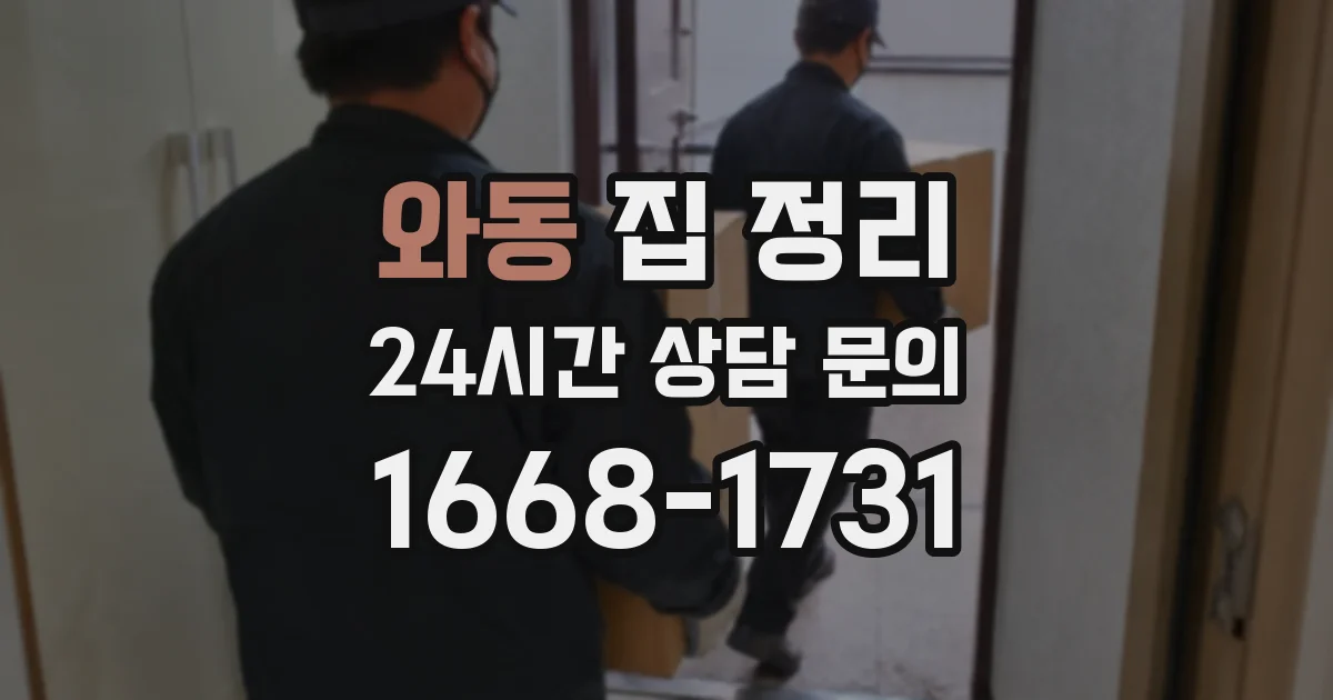 와동 집 정리