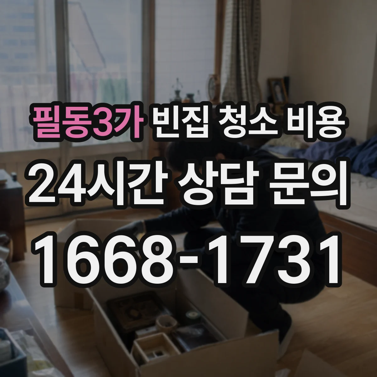 필동3가 빈집 청소 비용