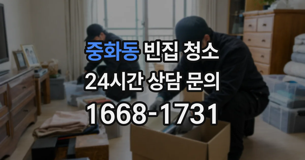 중화동 빈집 청소