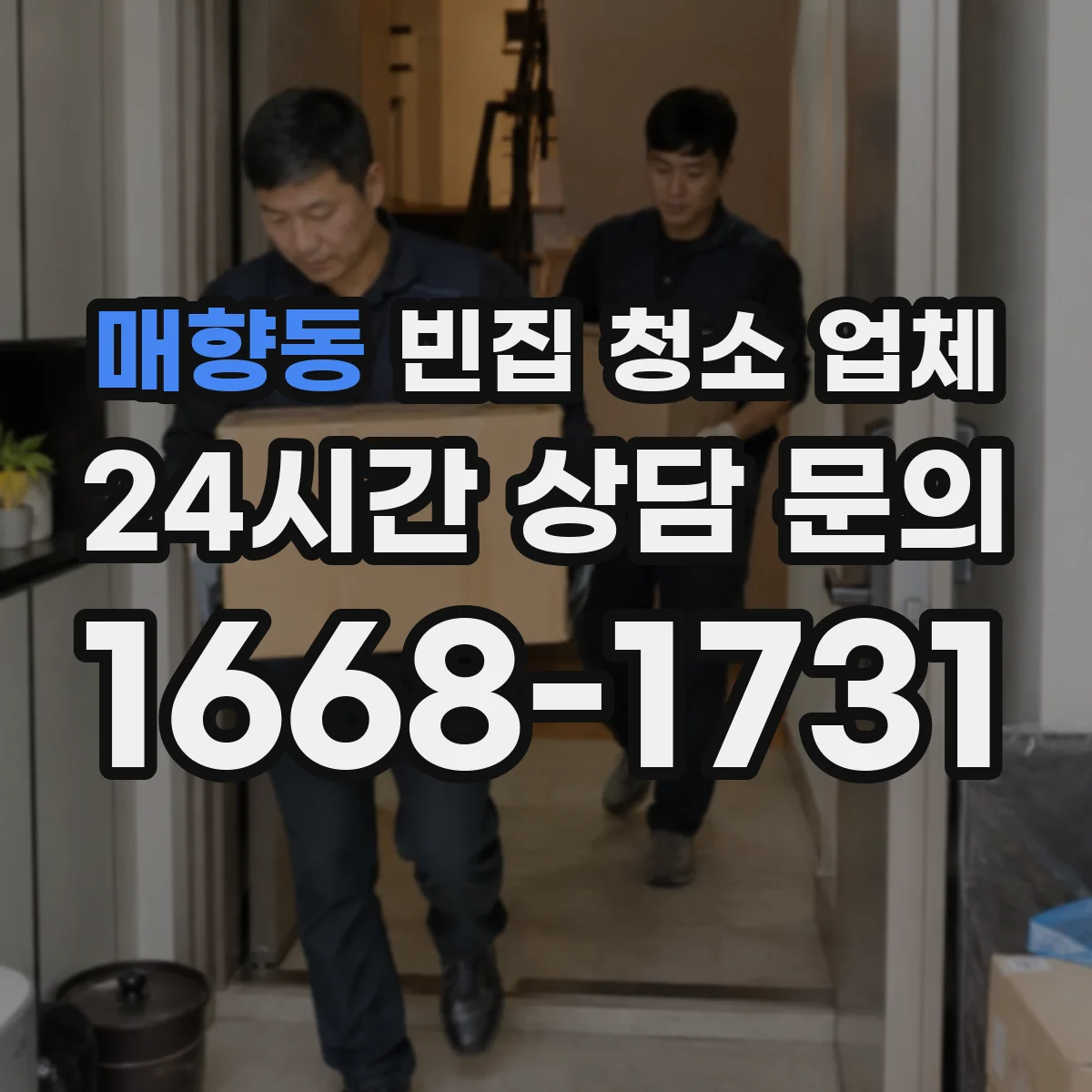 매향동 빈집 청소 업체