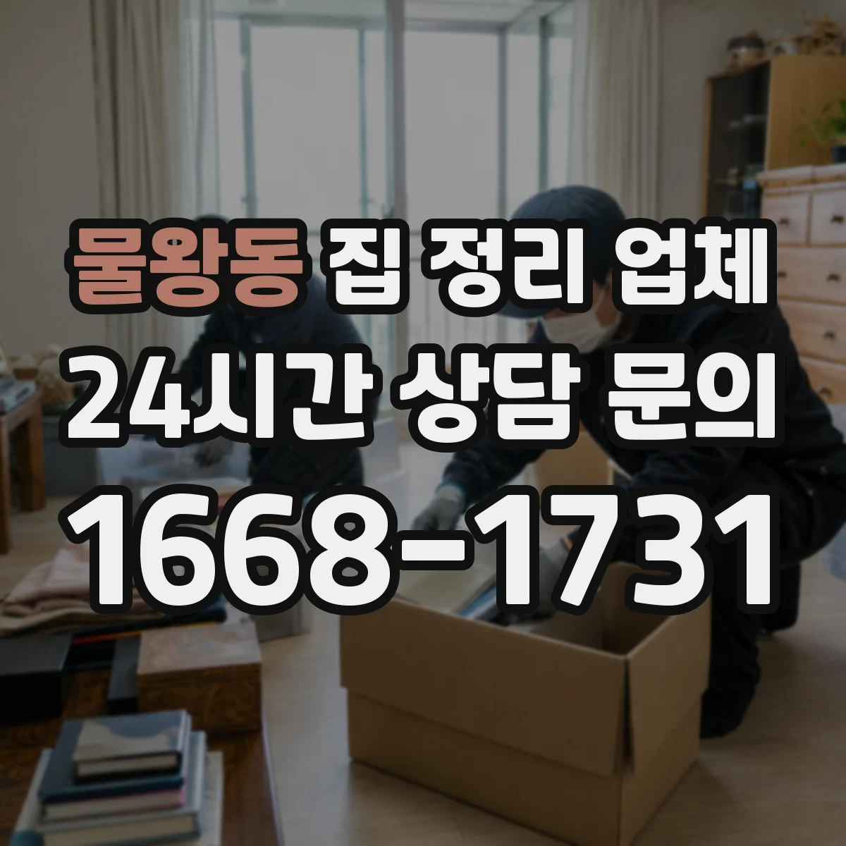 물왕동 집 정리 업체