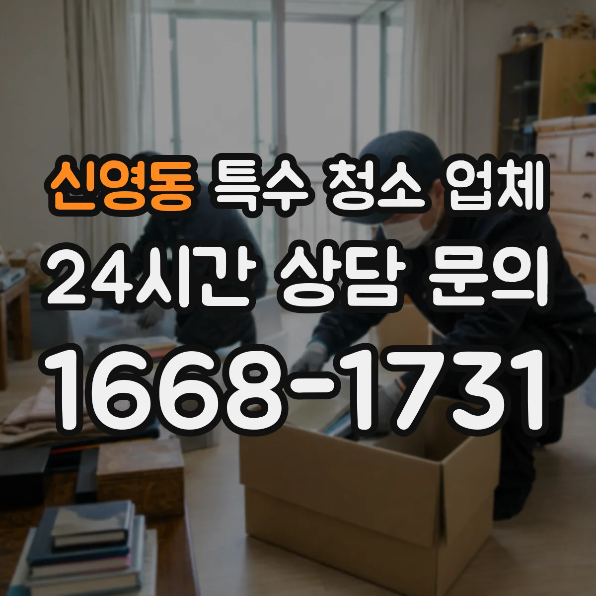 신영동 특수 청소 업체
