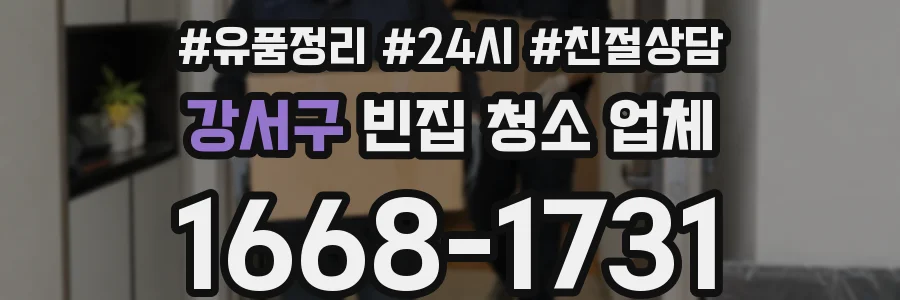강서구 빈집 청소 업체