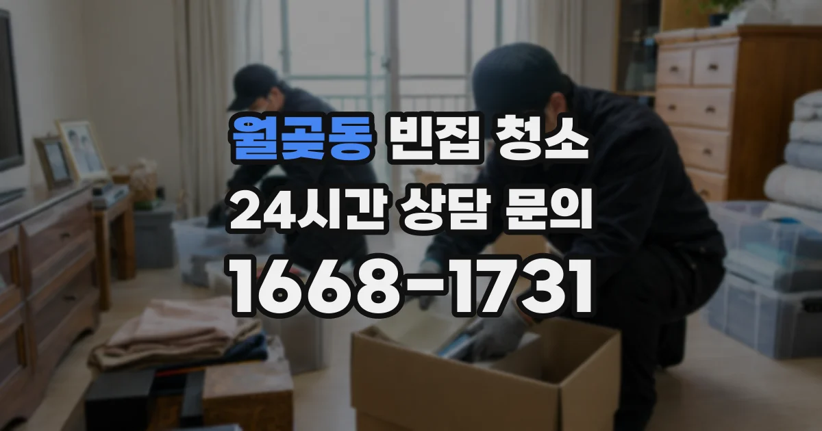월곶동 빈집 청소