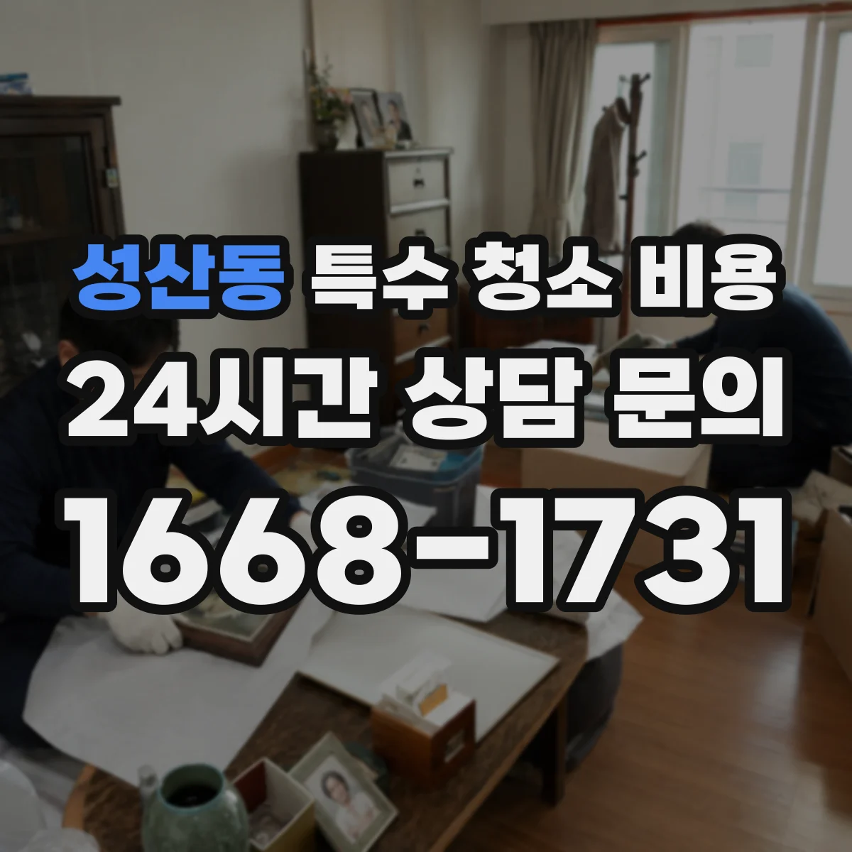 성산동 특수 청소 비용