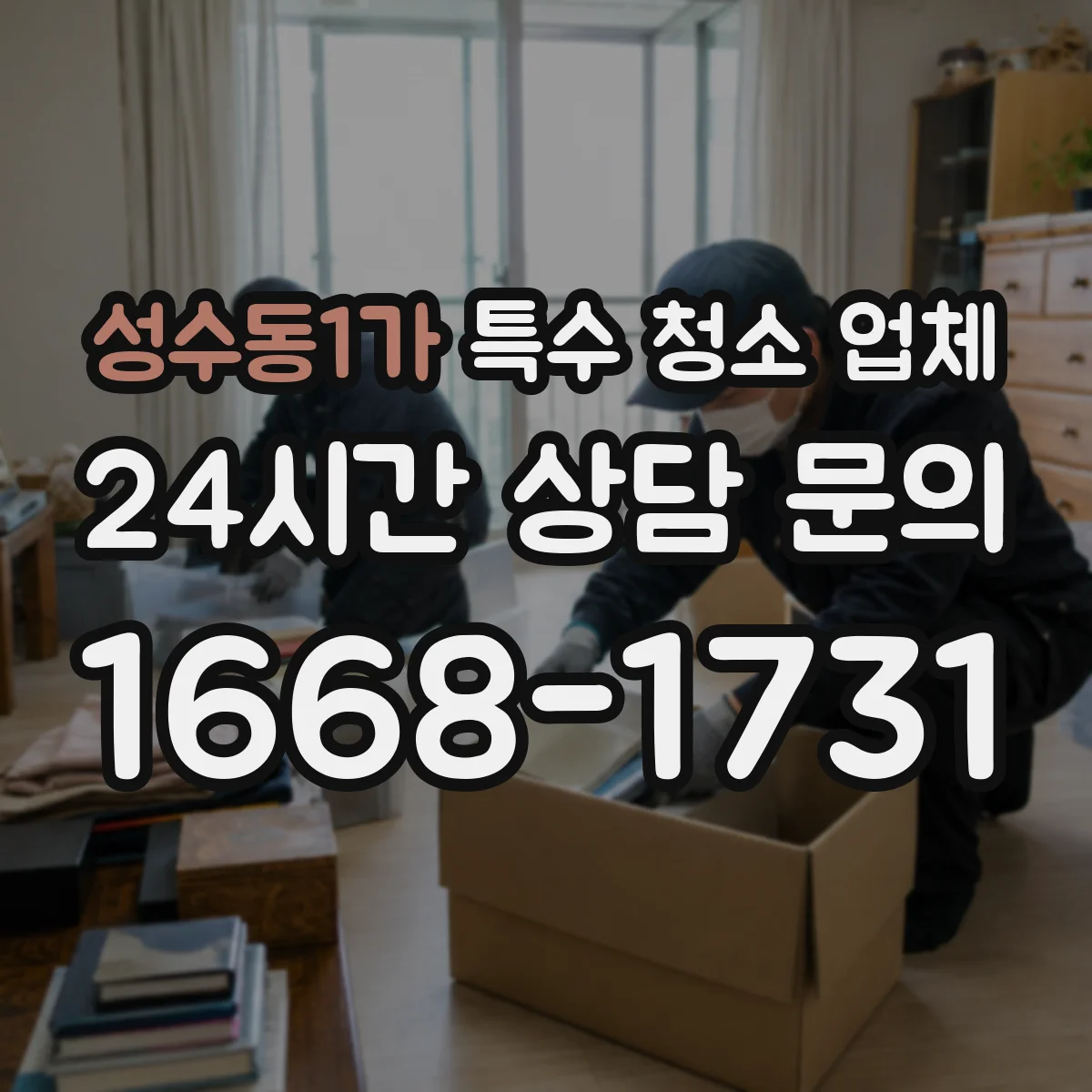성수동1가 특수 청소 업체