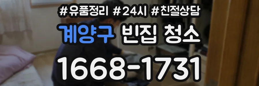 계양구 빈집 청소