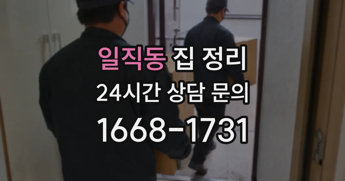 일직동 집 정리