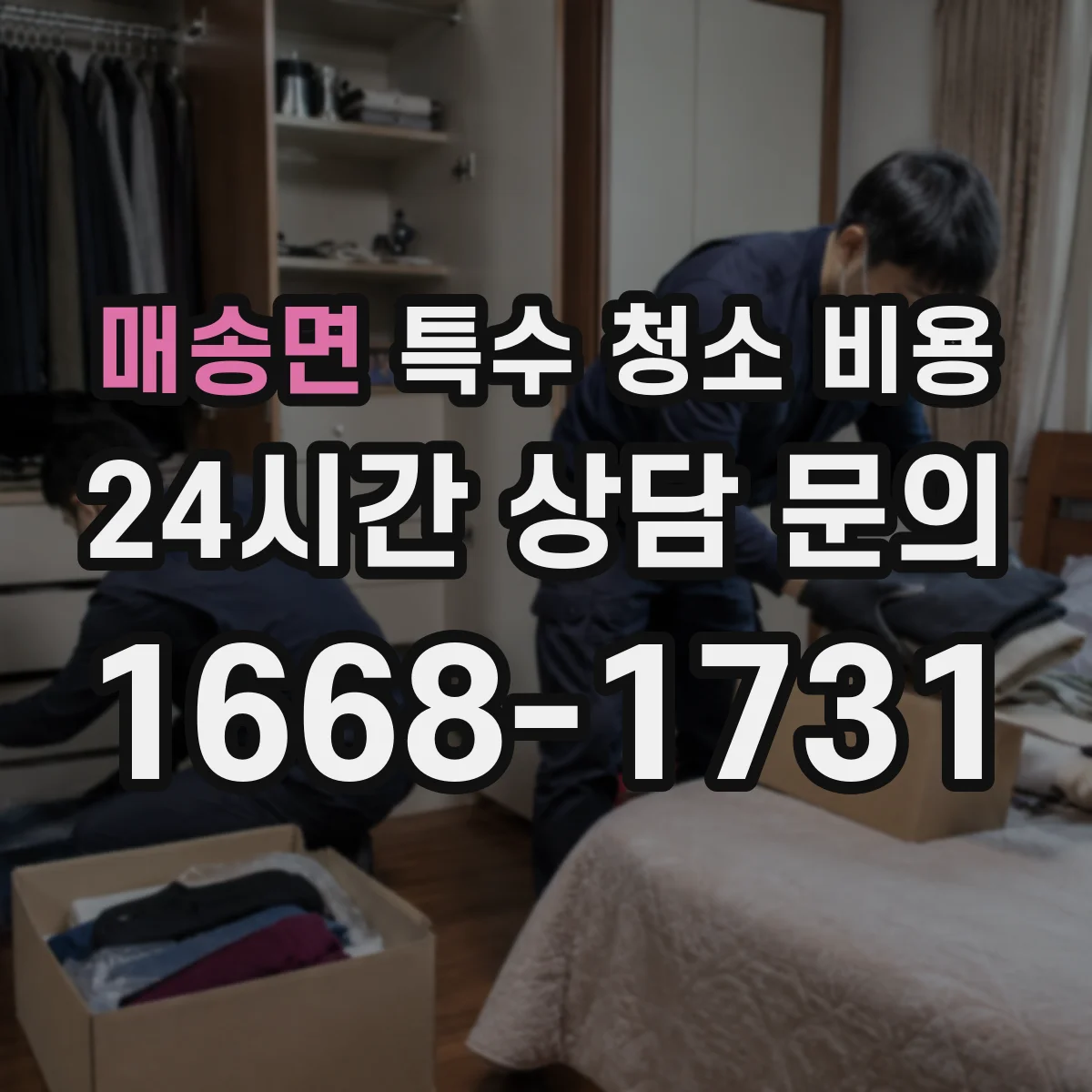 매송면 특수 청소 비용