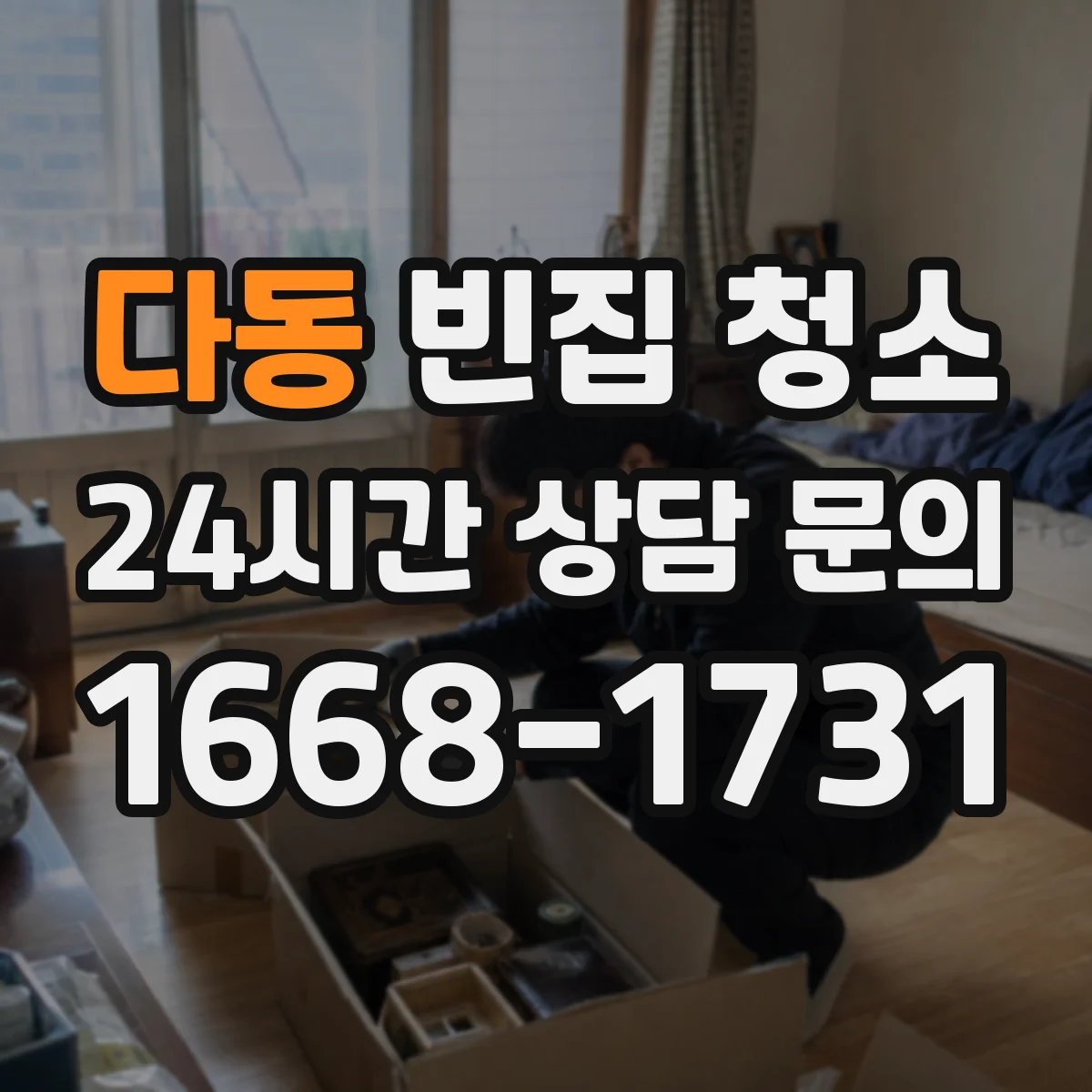다동 빈집 청소