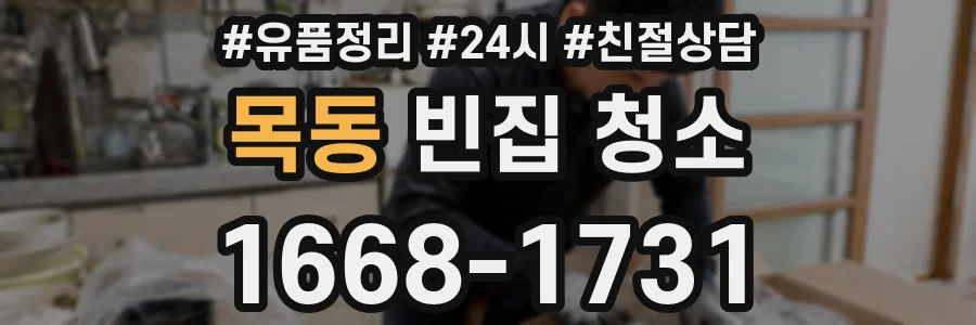 목동 빈집 청소