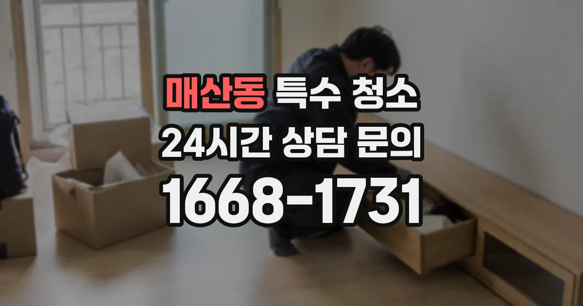 매산동 특수 청소