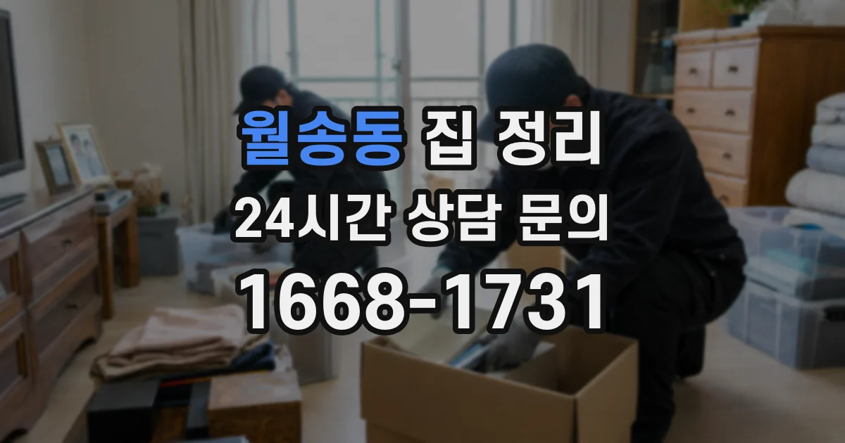 월송동 집 정리