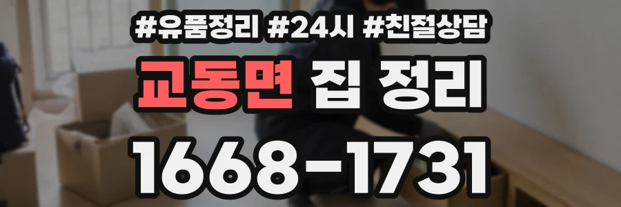 교동면 집 정리