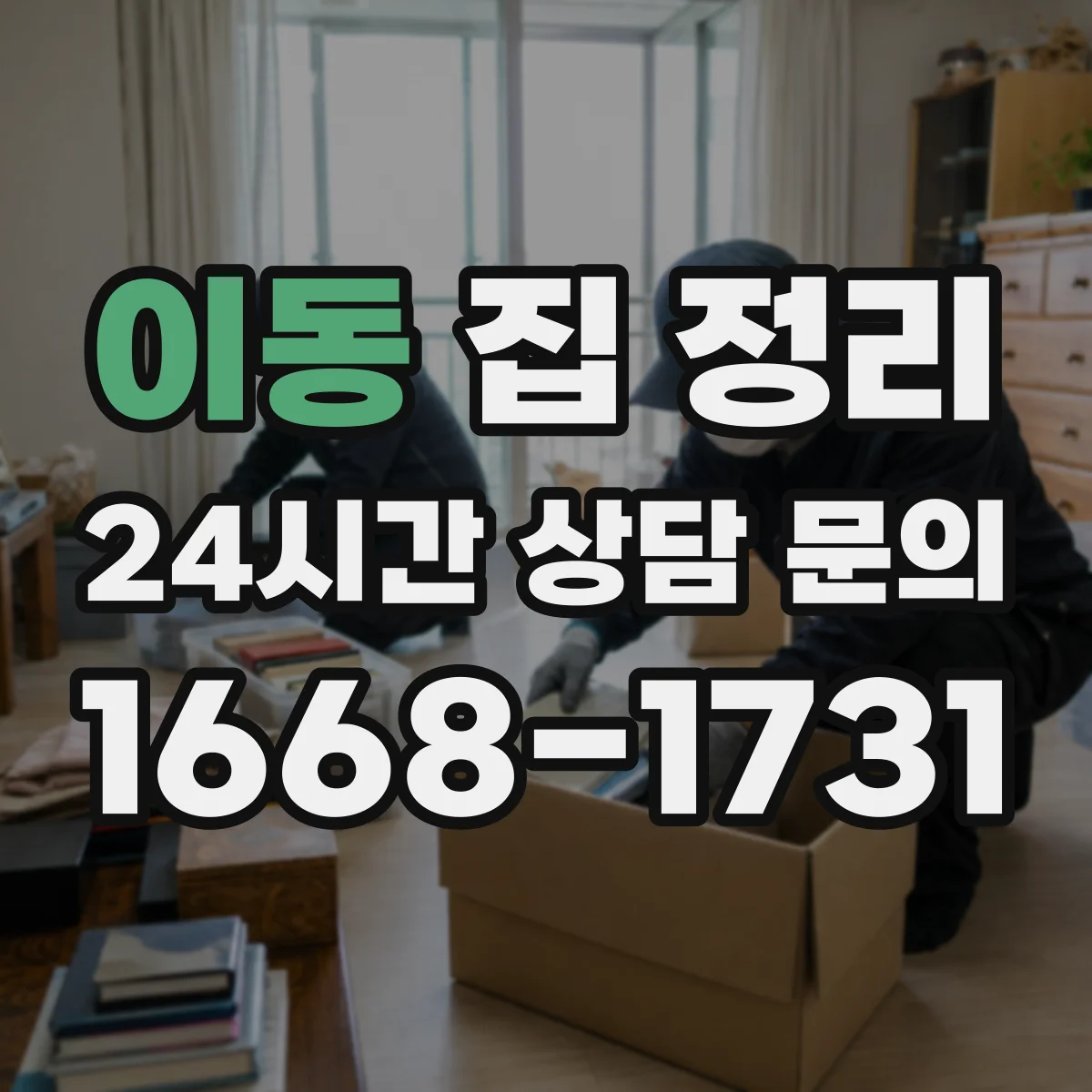 이동 집 정리