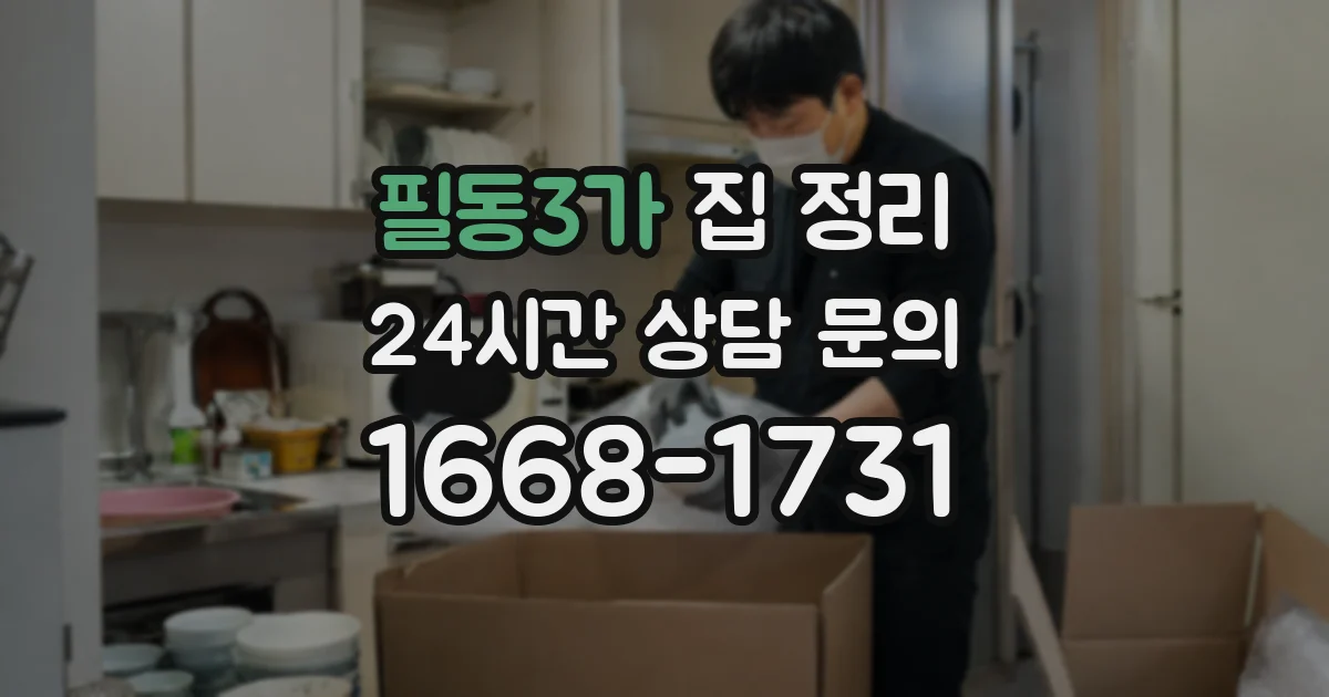 필동3가 집 정리