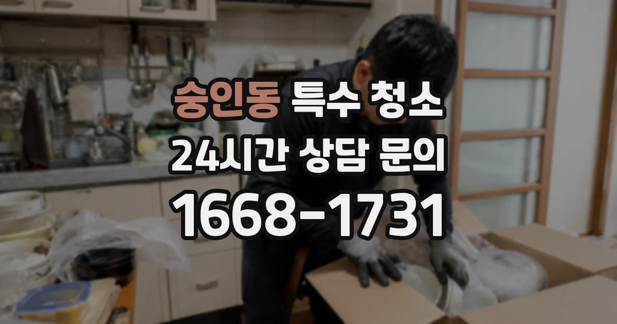 숭인동 특수 청소